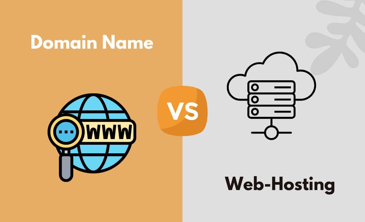 Difference Between Domain Name and Web-Hosting