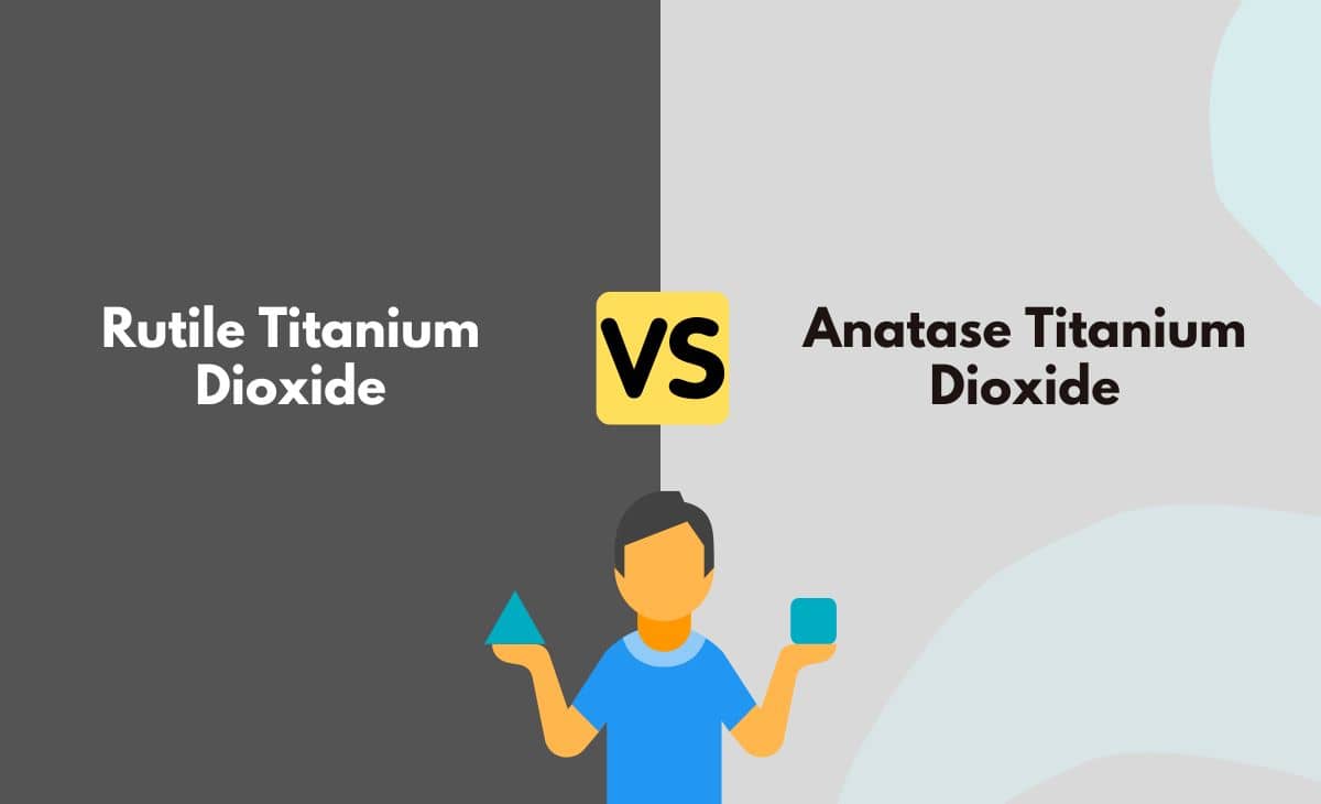 Difference Between Rutile Titanium Dioxide and Anatase Titanium Dioxide