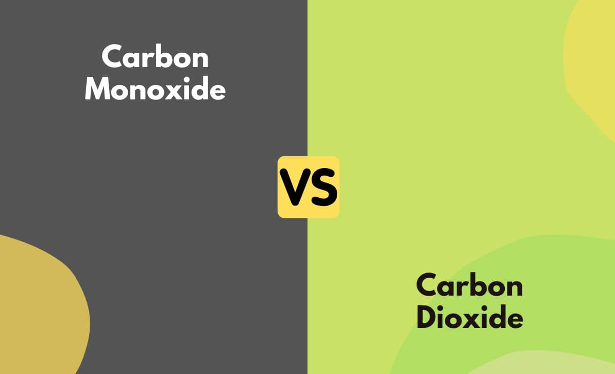 Difference Between Carbon Monoxide and Carbon Dioxide