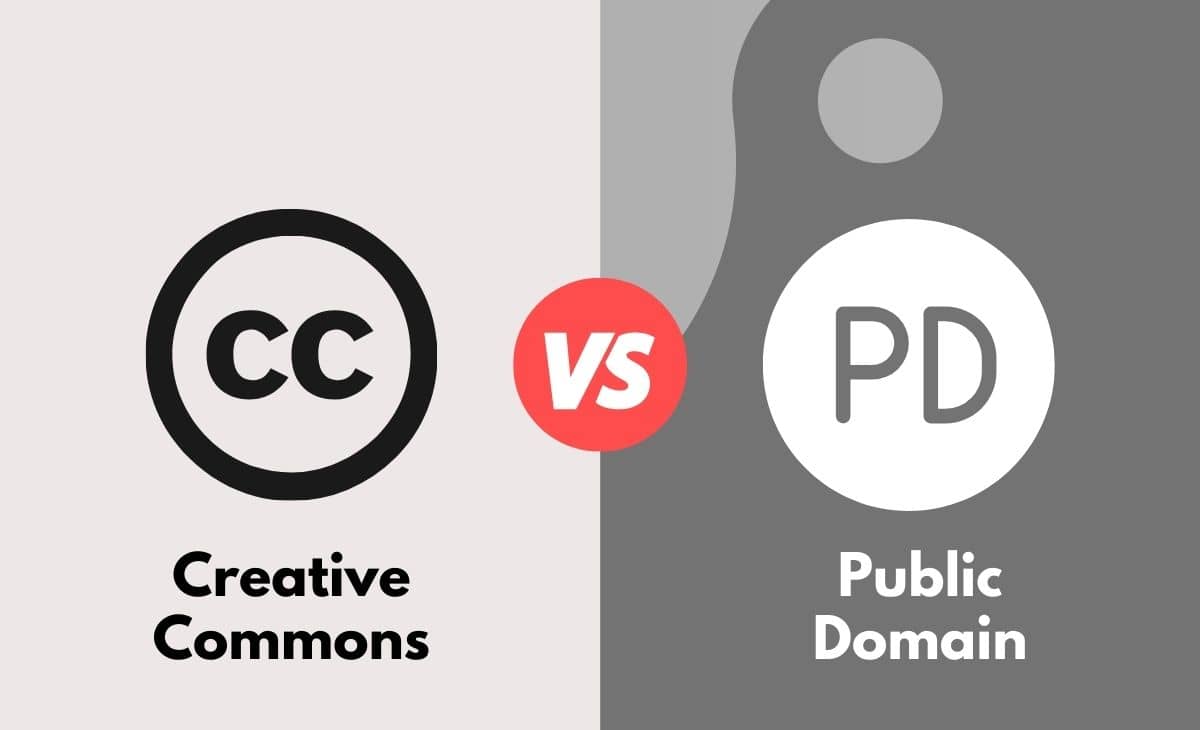 Difference Between Creative Commons and Public Domain
