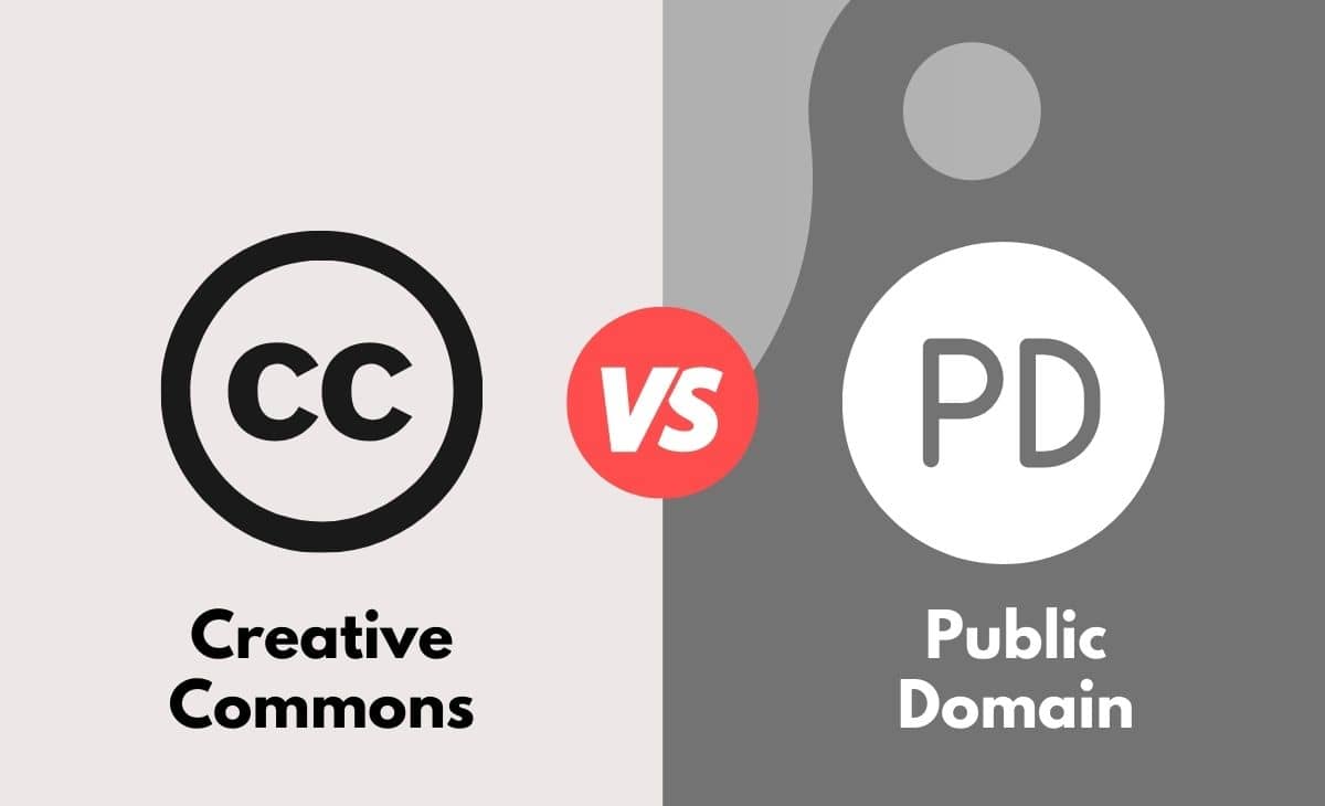 Creative Commons vs. Public Domain What's The Difference