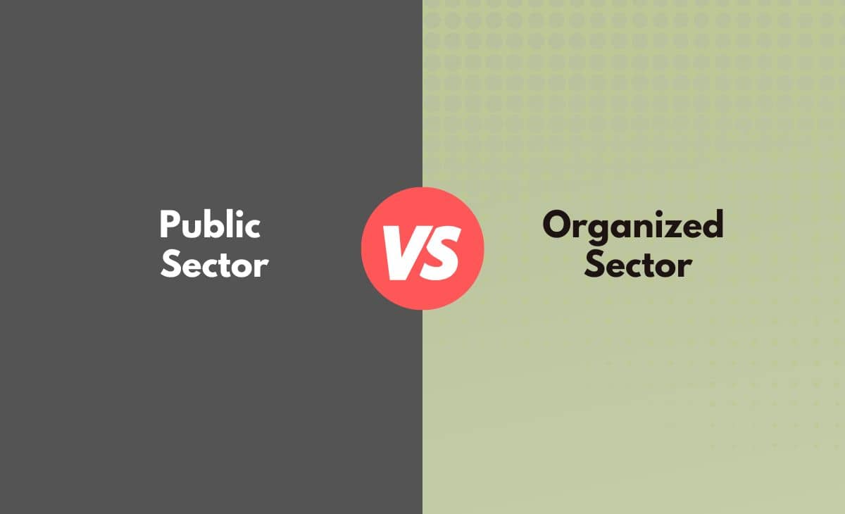 Difference Between Public Sector and Organized Sector