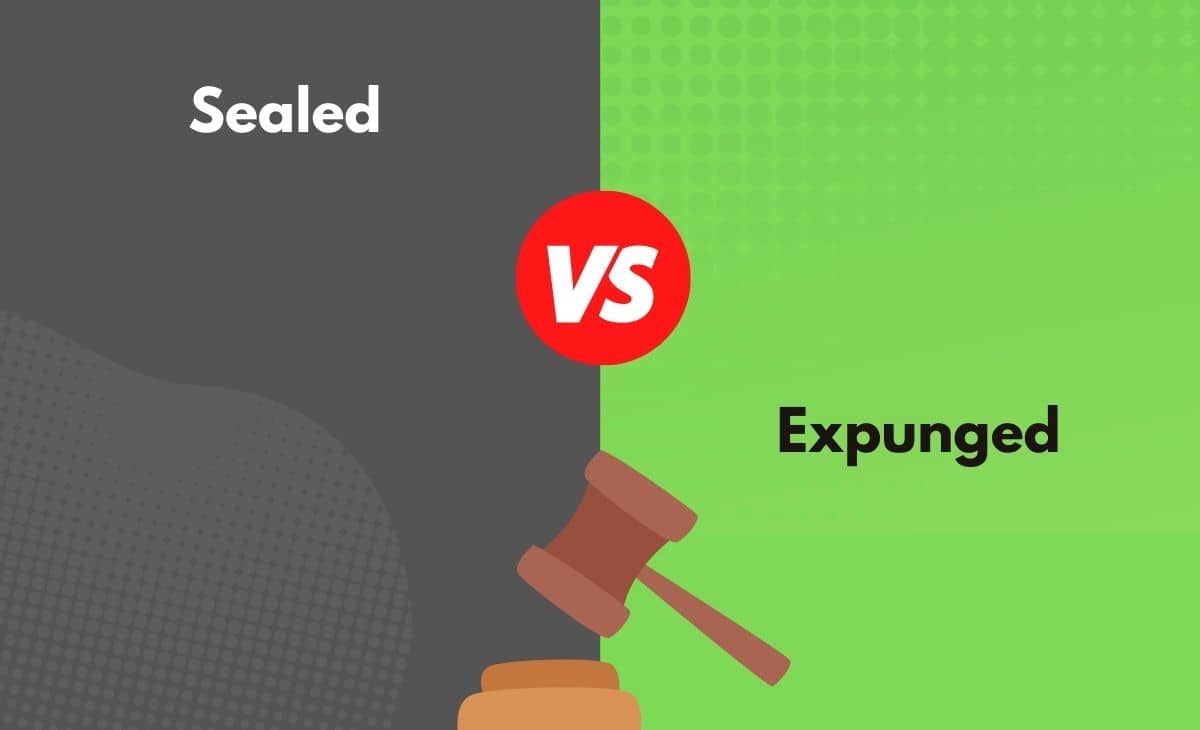 Difference Between Sealed and Expunged