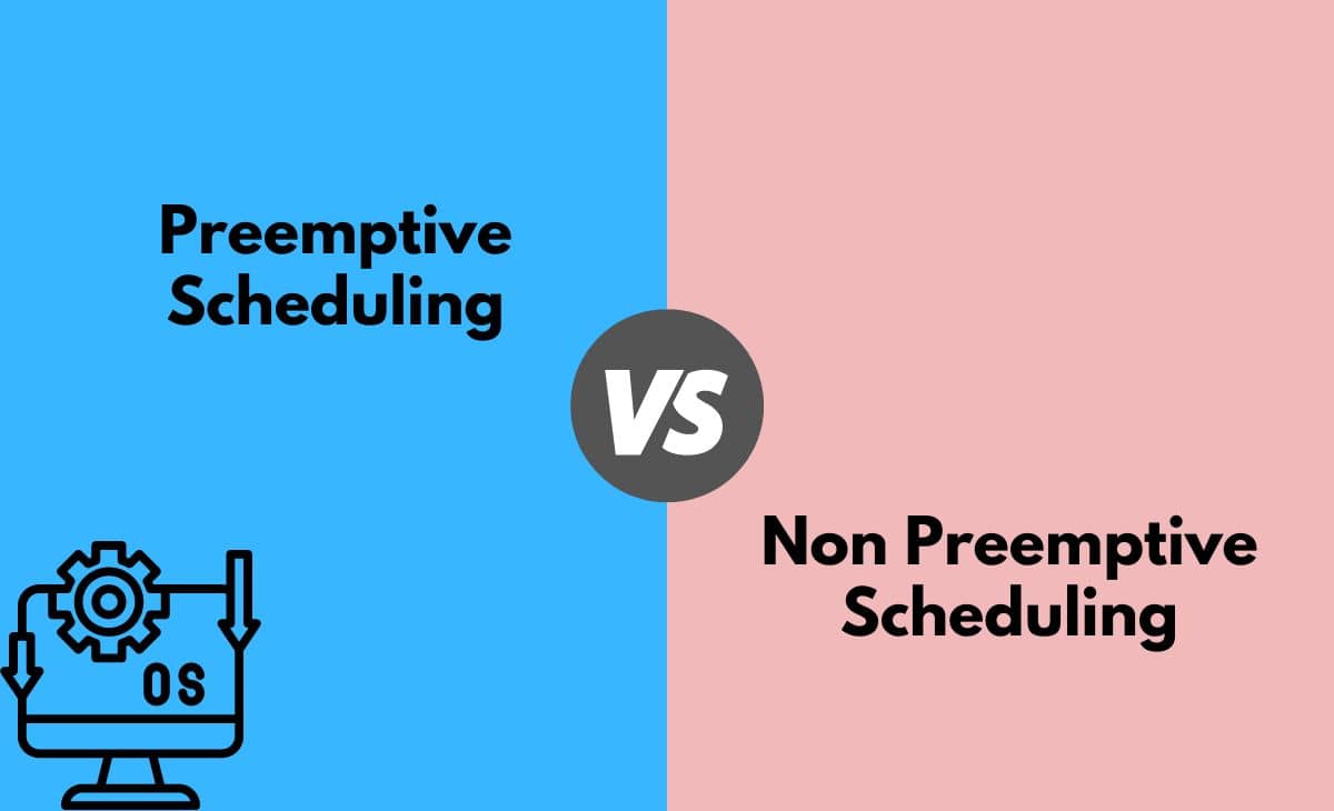 Difference Between Preemptive and Non Preemptive Scheduling in Operating Systems