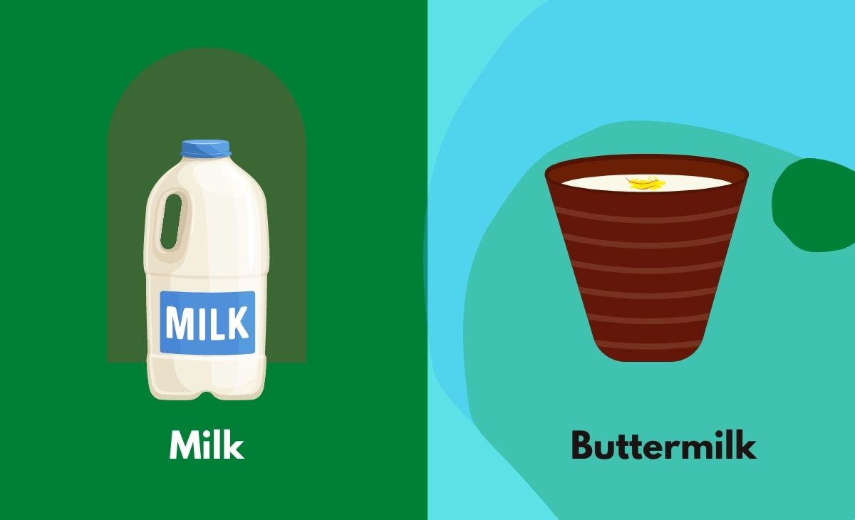 Difference Between Milk and Buttermilk