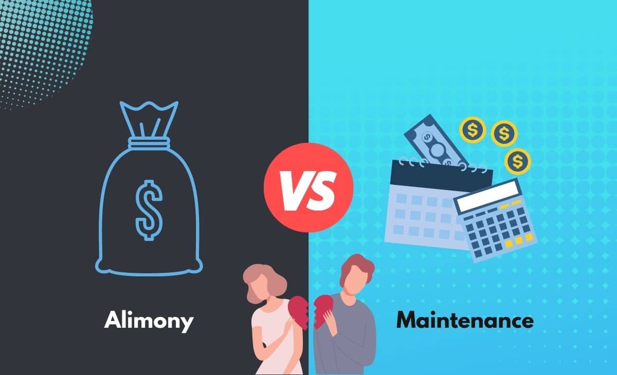 Difference Between Alimony And Maintenance