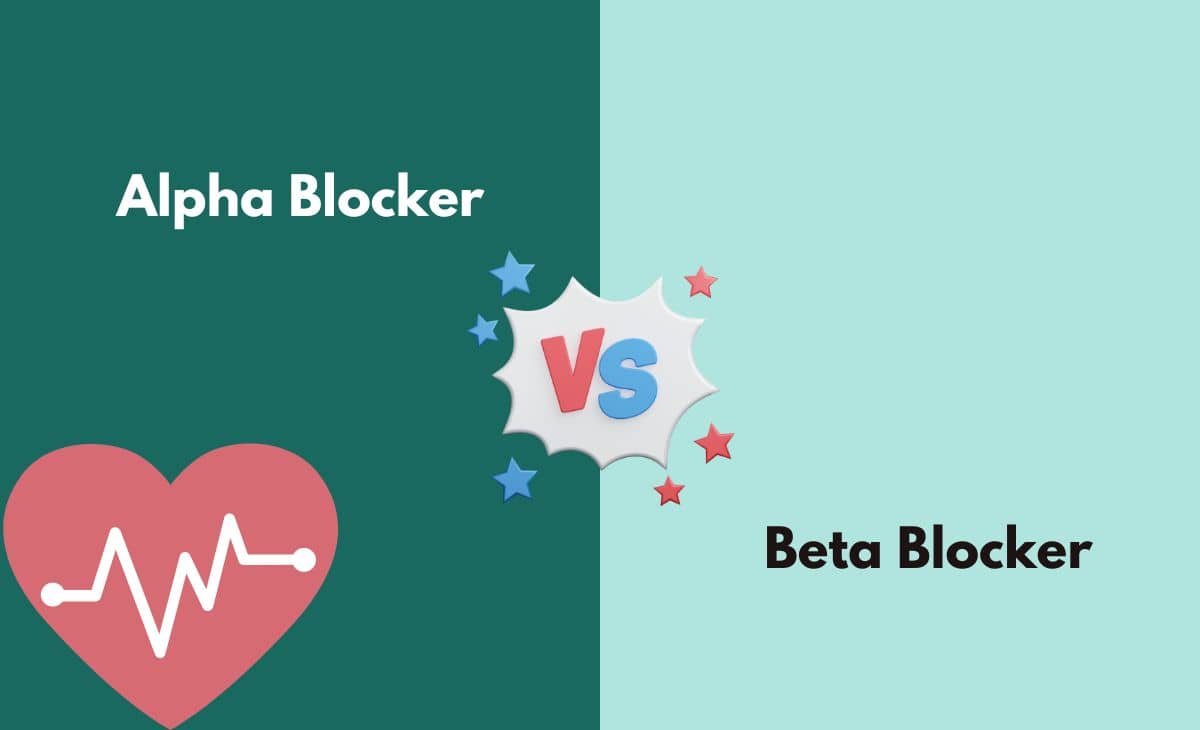 Difference Between Alpha and Beta Blockers