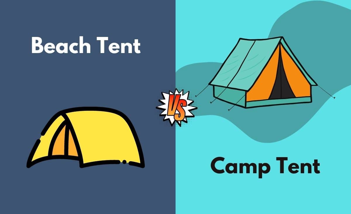 Difference Between Beach Tent and Camp Tent