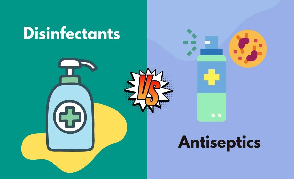 Difference Between Disinfectants and Antiseptics