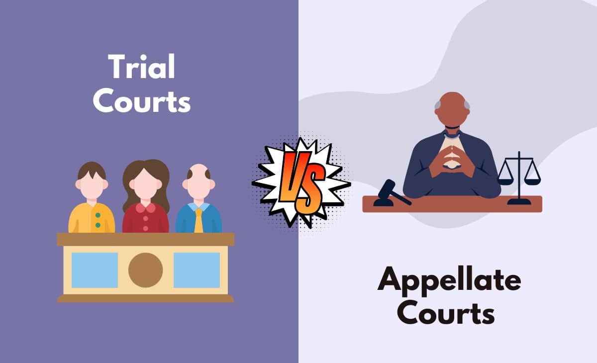 Difference Between Trial Courts and Appellate Courts
