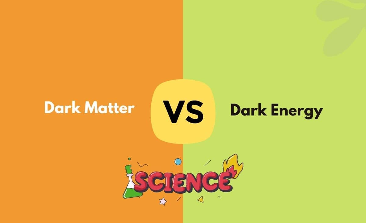 Difference Between Dark Matter and Dark Energy
