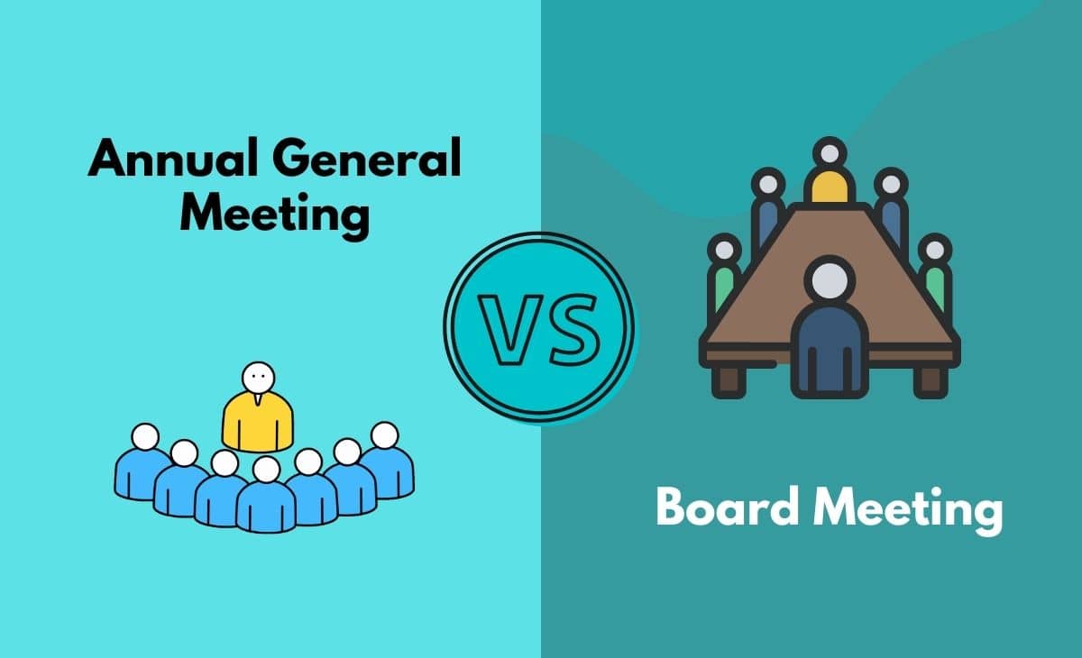 Difference Between Annual General Meeting and Board Meeting