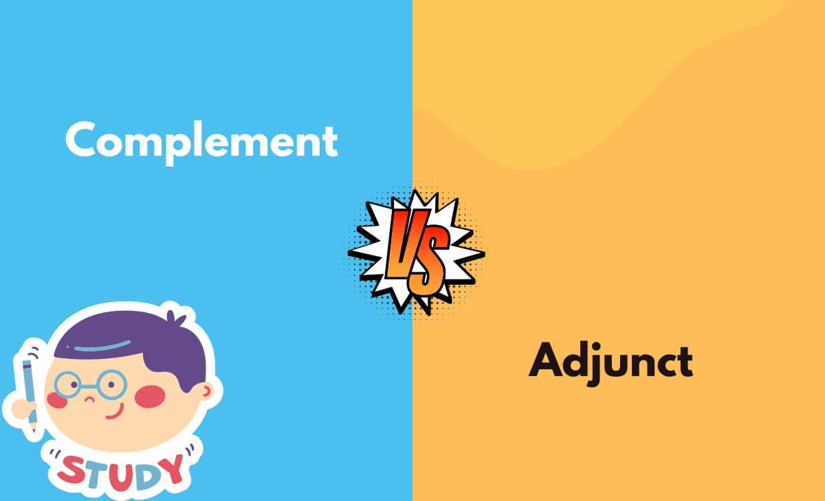Difference Between Complement and Adjunct