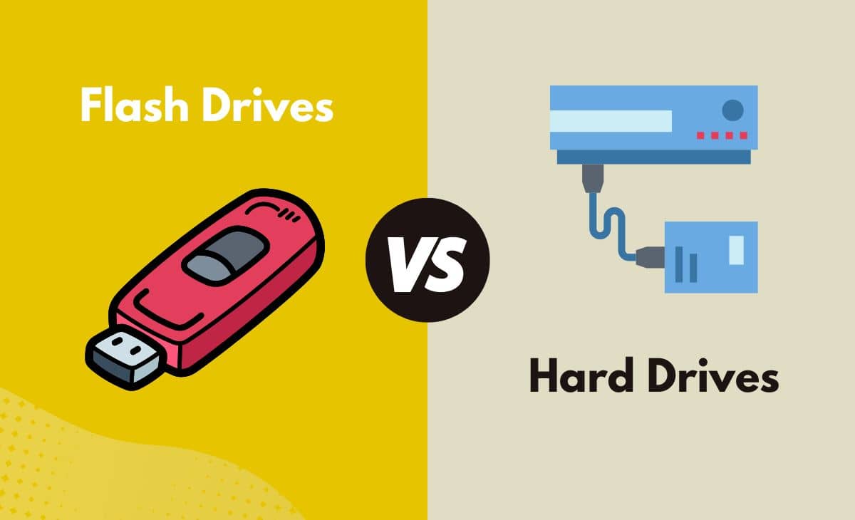 Difference Between Flash Drives and Hard Drives