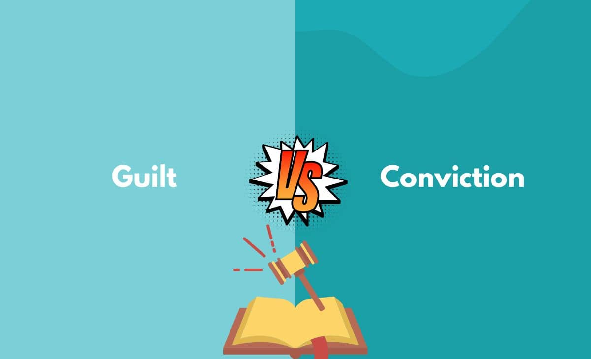 Difference Between Guilt and Conviction