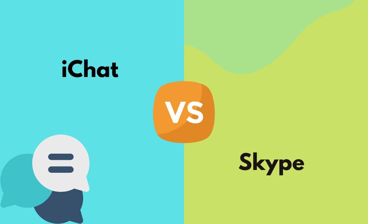 Difference Between iChat and Skype