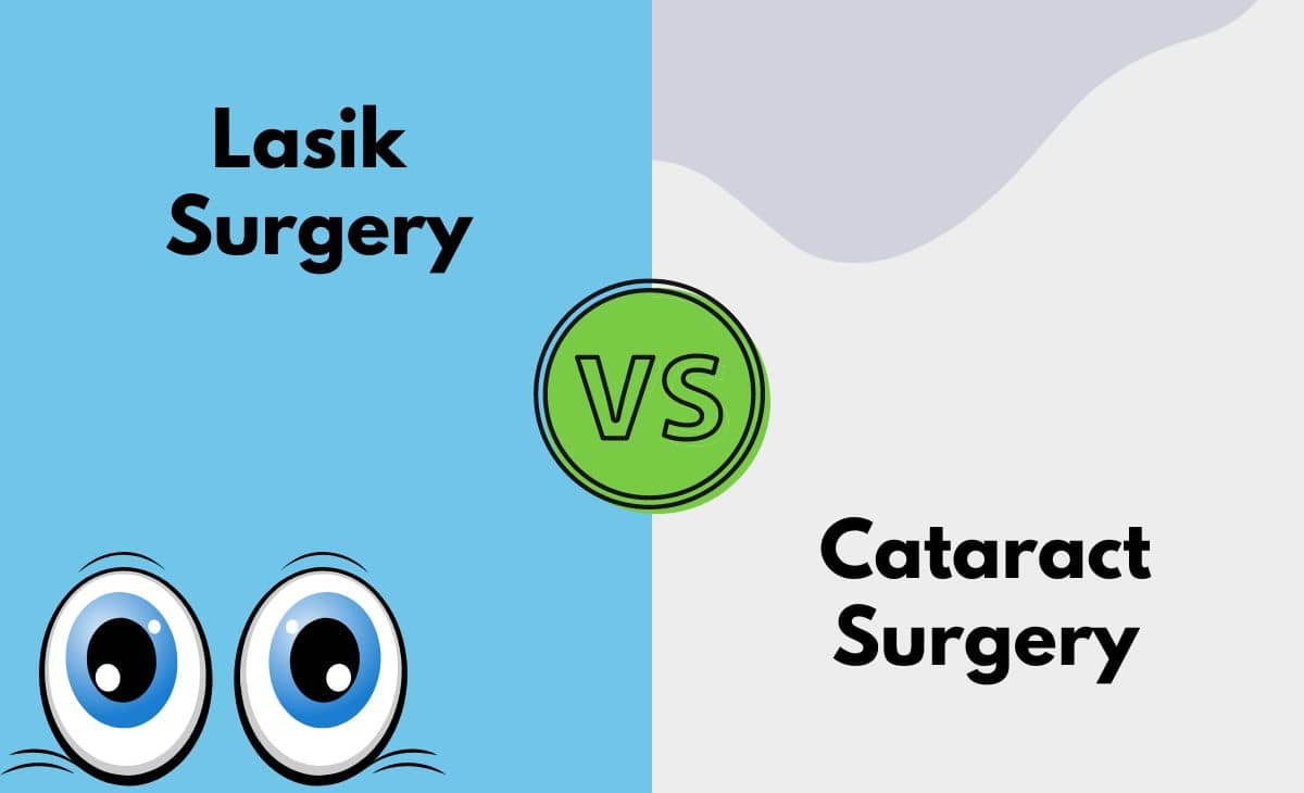 Difference Between Lasik and Cataract Surgery