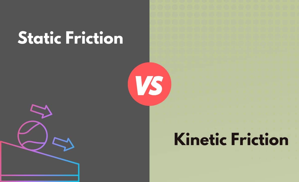 Difference Between Static Friction and Kinetic Friction