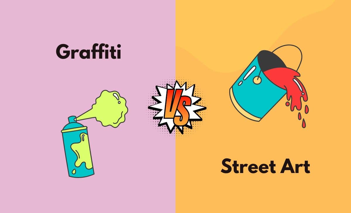 Difference Between Graffiti and Street Art