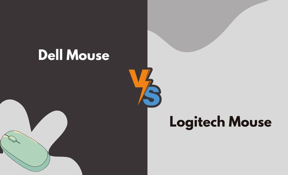 Difference Between Dell Mouse and Logitech Mouse