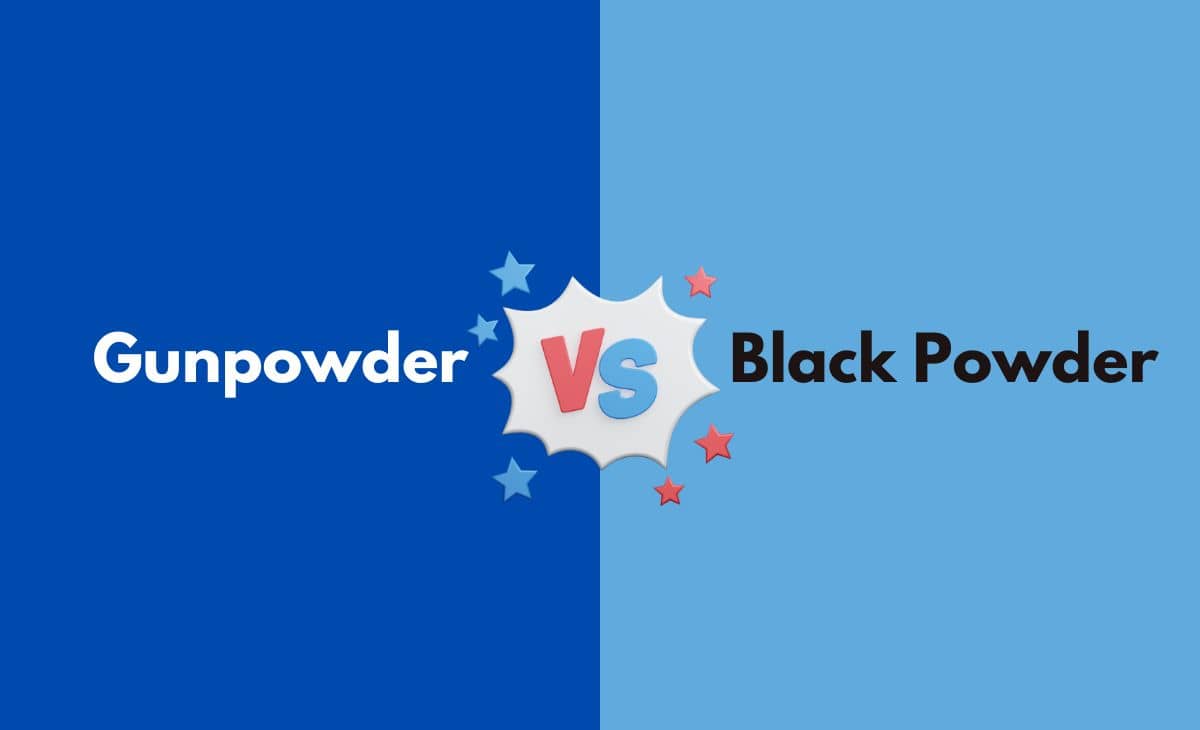 Difference Between Gunpowder and Black Powder
