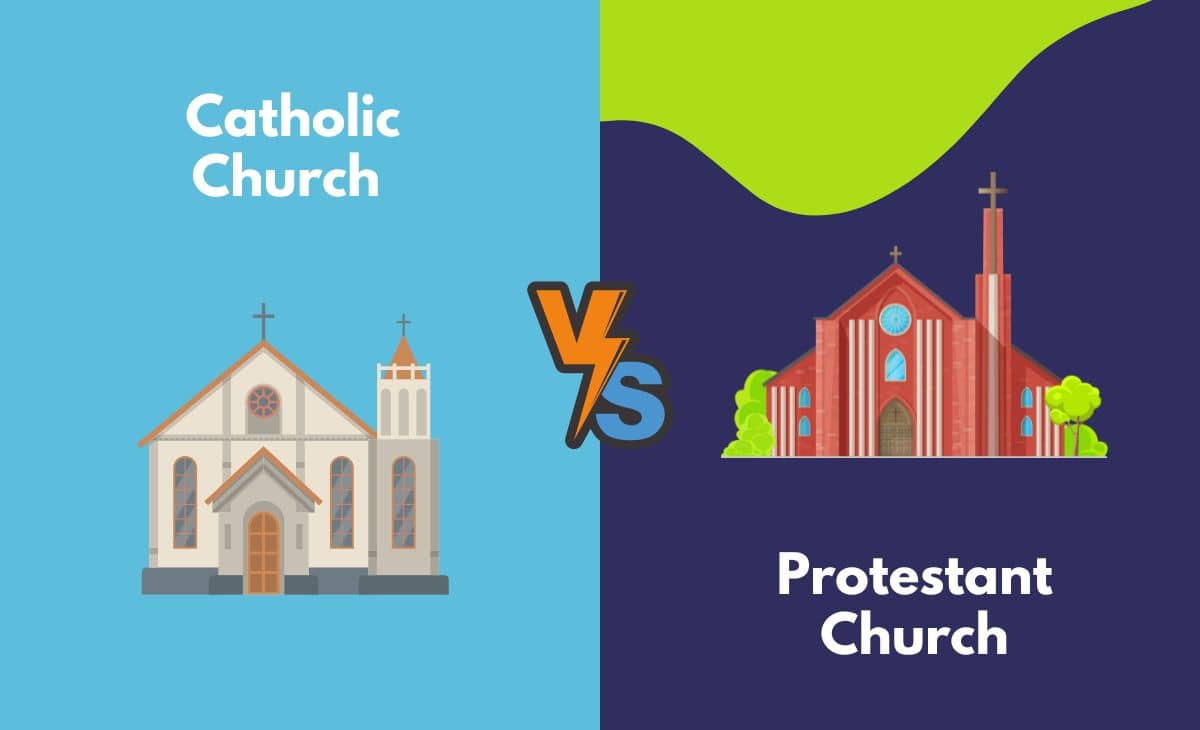Difference Between Catholic Church and Protestant Church