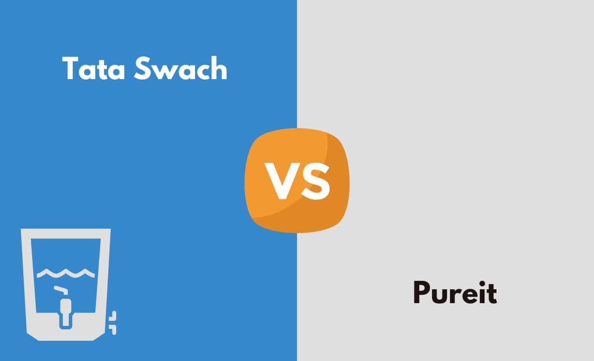 Difference Between Tata Swach and Pureit