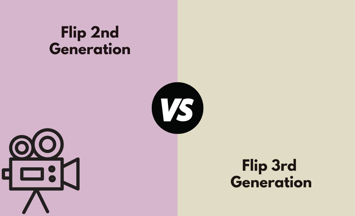 Difference Between Flip 2nd Generation and 3rd Generation