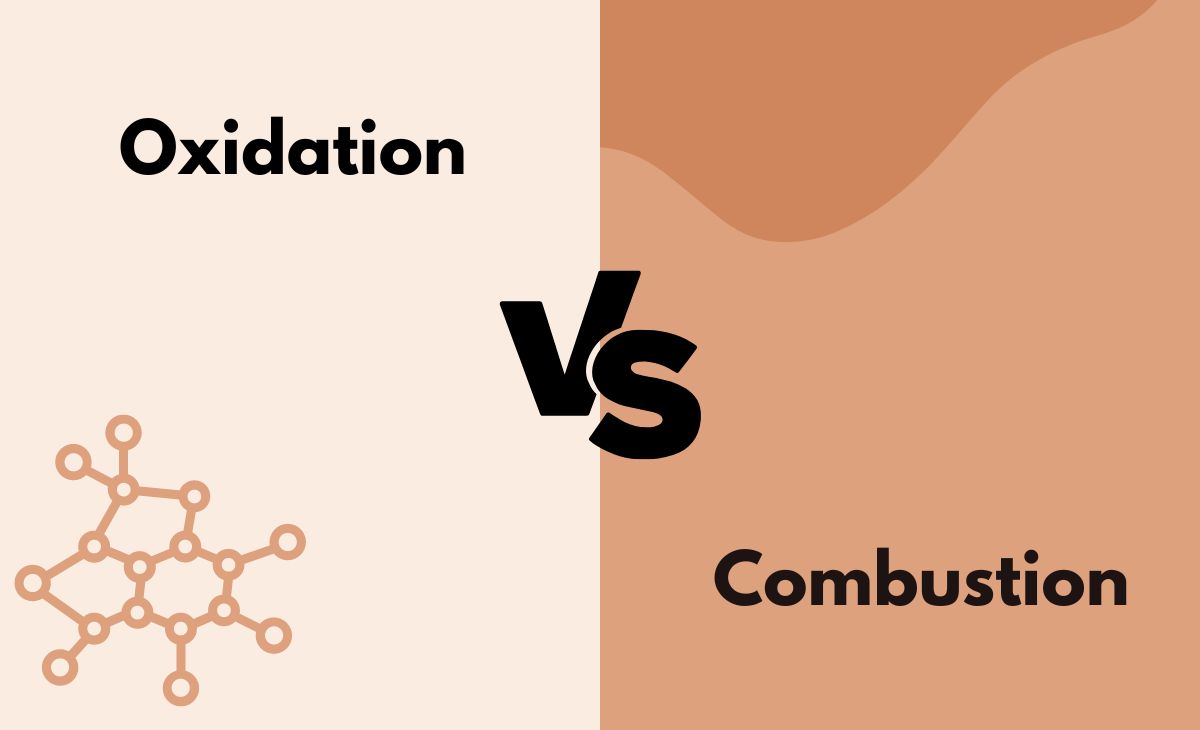 Difference Between Oxidation and Combustion