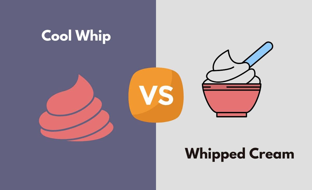Difference Between Cool Whip and Whipped Cream