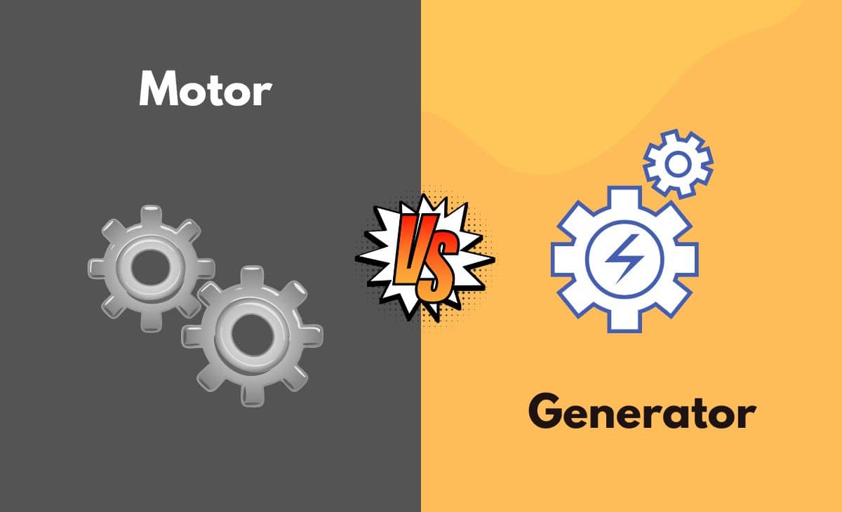 Difference Between Motor and Generator
