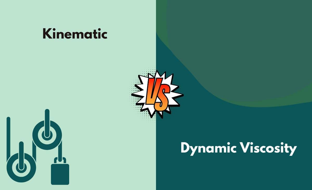 Difference Between Kinematic and Dynamic Viscosity