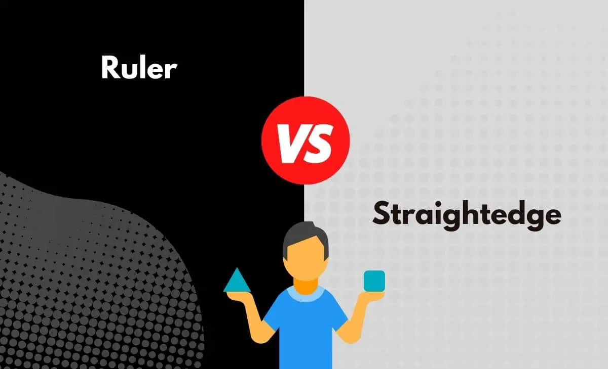 Ruler vs. Straightedge What's The Difference In Tabular Form, Points