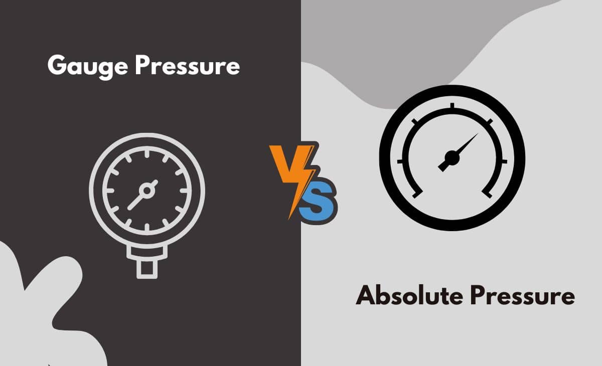 Difference Between Gauge Pressure and Absolute Pressure