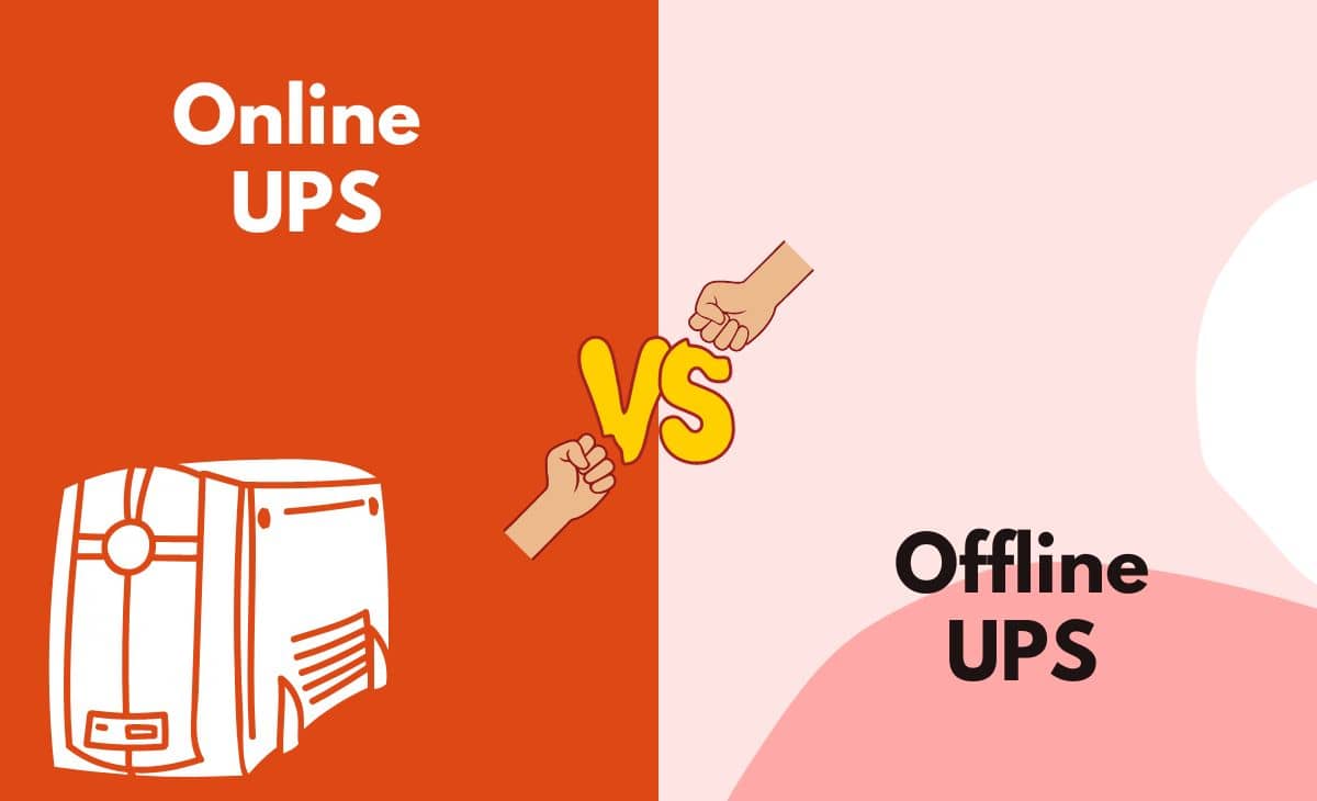 Online UPS vs. Offline UPS What's The Difference (With Table)