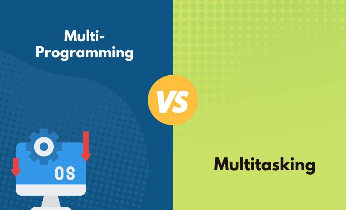 Difference Between Multiprogramming and Multitasking in Operating system