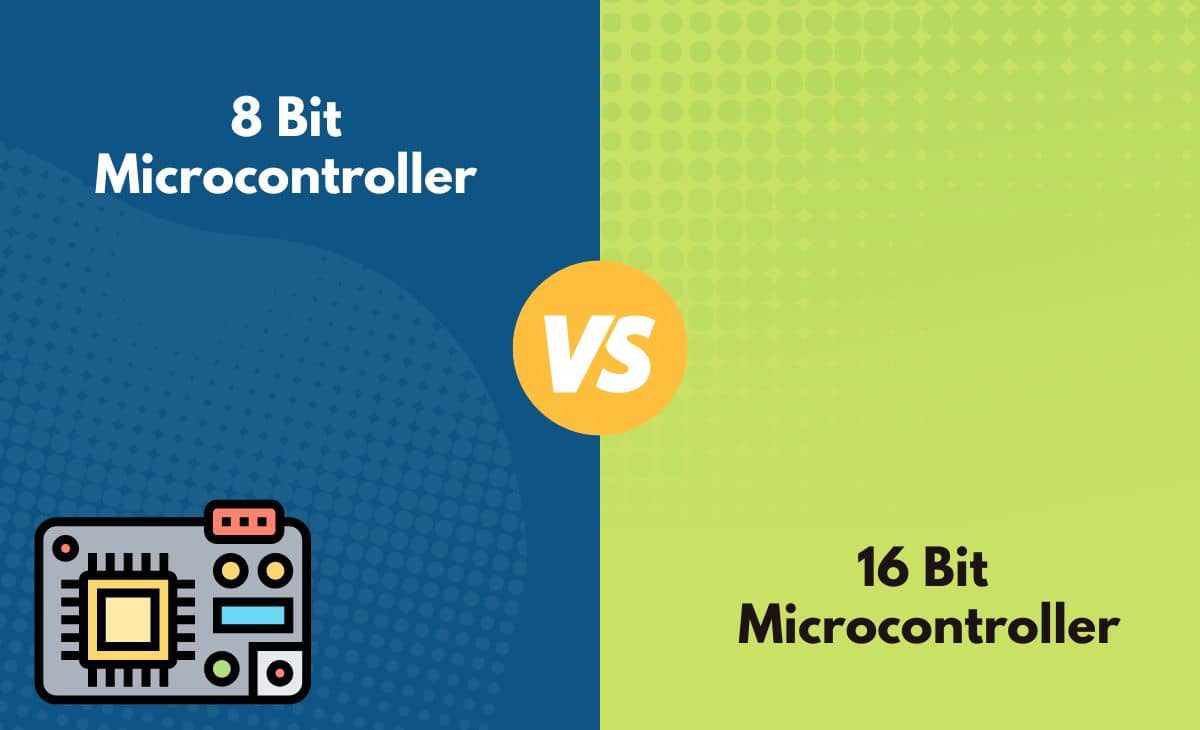 Difference Between 8 Bit and 16 Bit Microcontroller