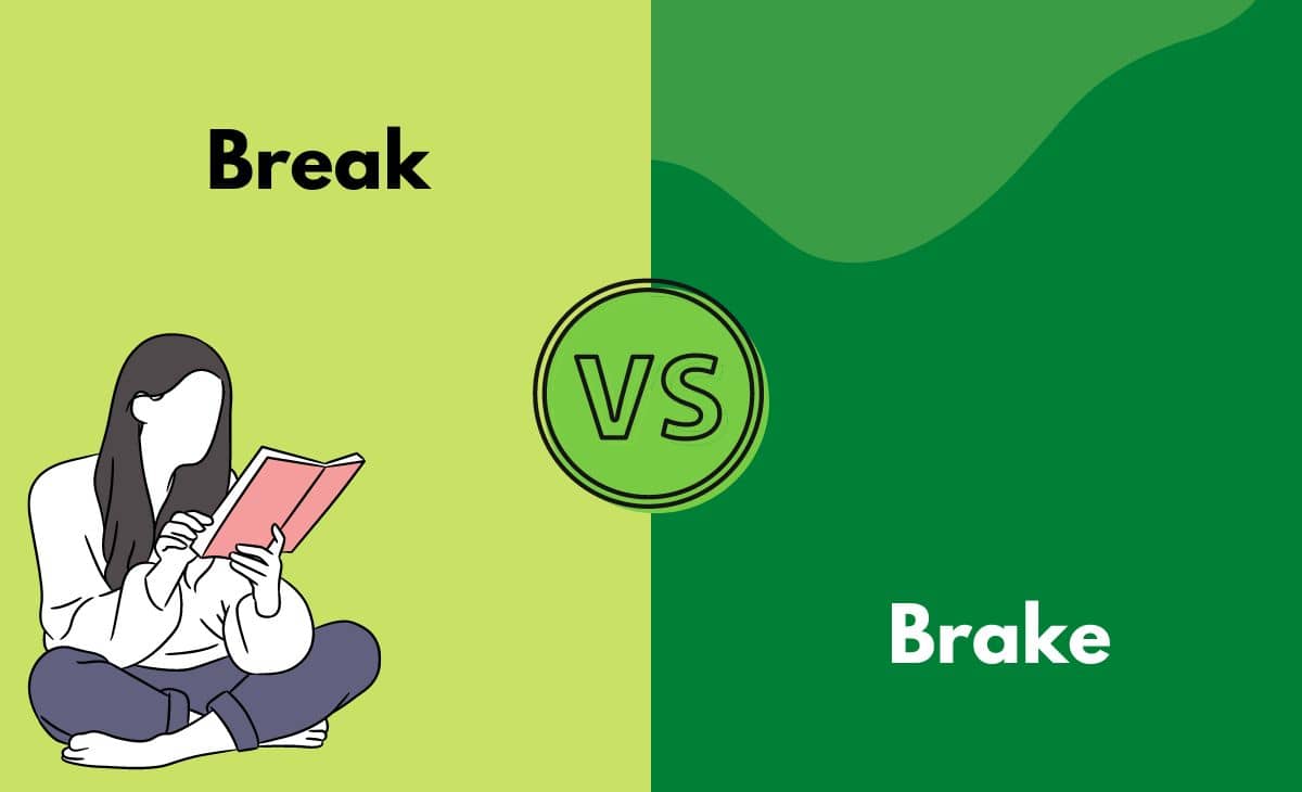 Difference Between Break and Brake