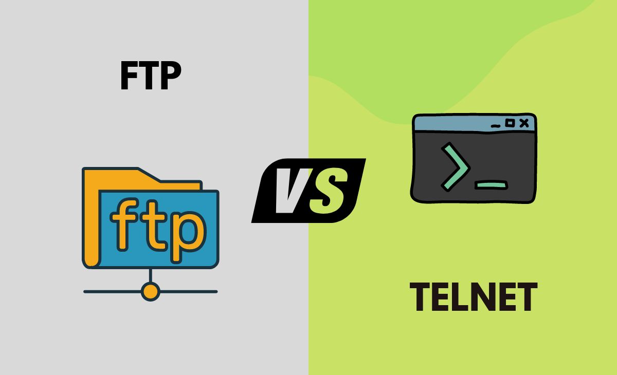 Difference Between FTP and TELNET