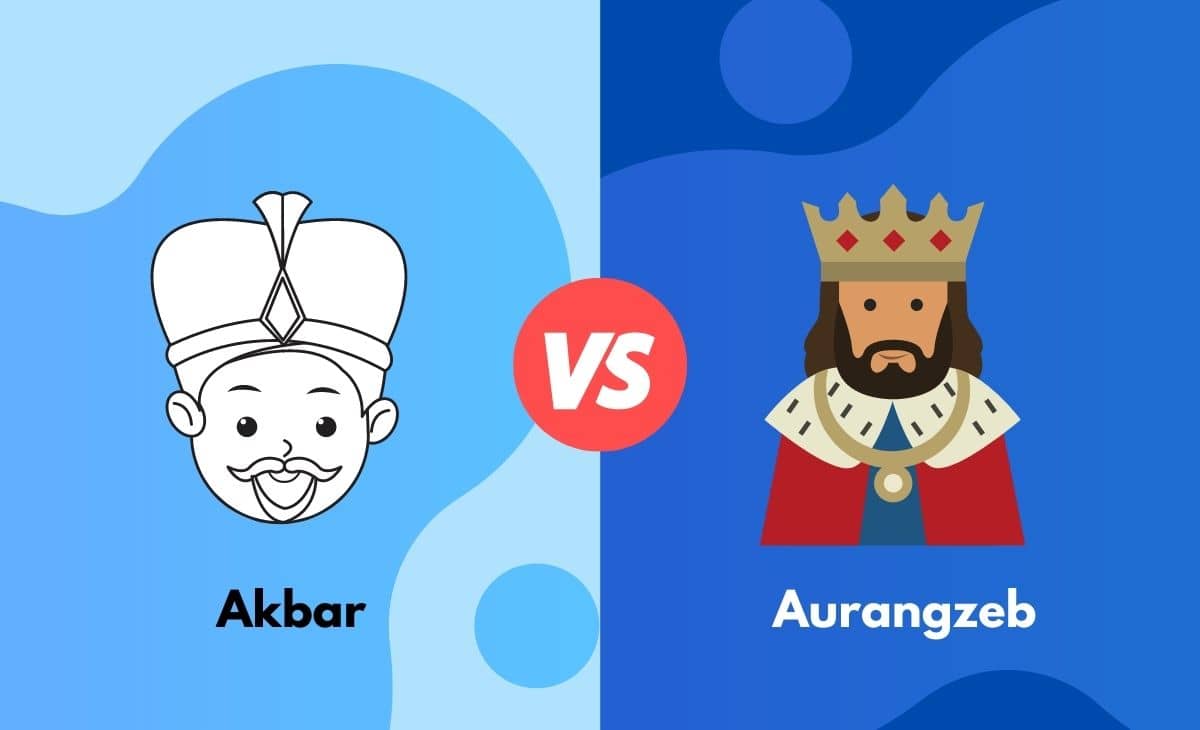 Difference Between Akbar and Aurangzeb