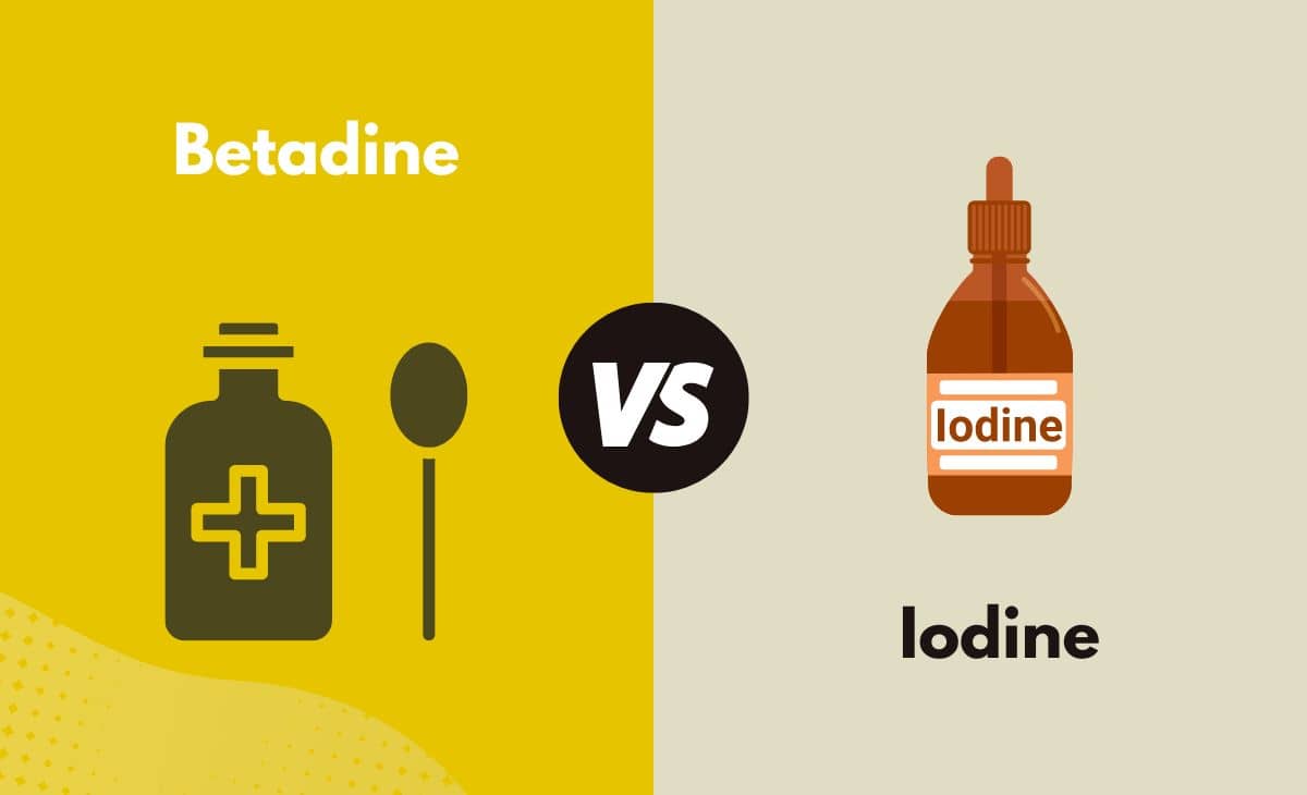 Difference Between Betadine and Iodine