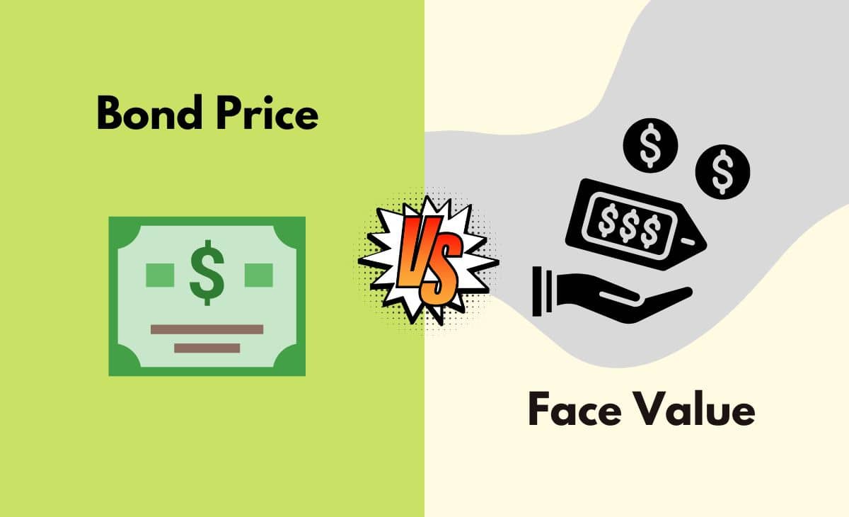 Difference Between Bond Price and Face Value
