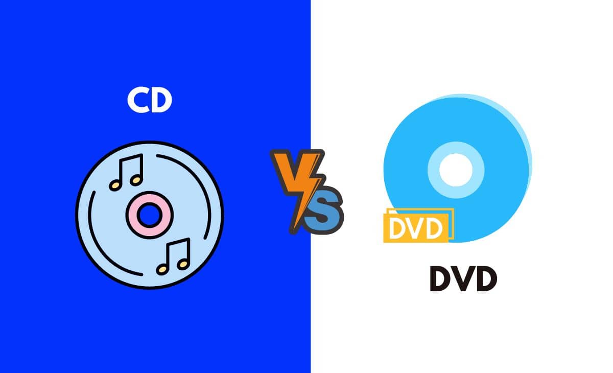 Difference Between CD and DVD