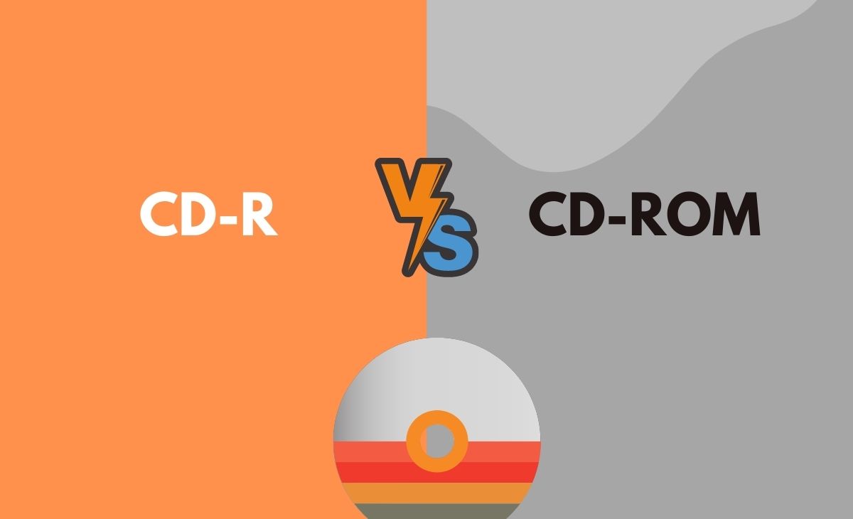 Difference Between CD-R and CD-ROM