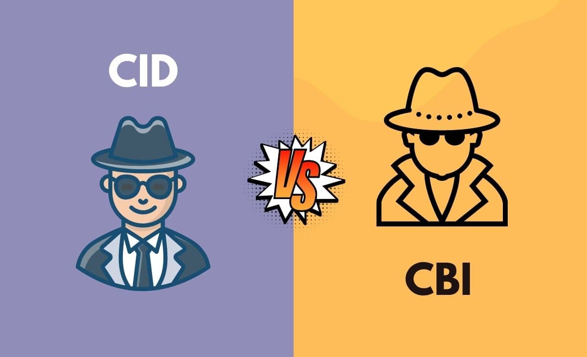 Difference Between CID and CBI