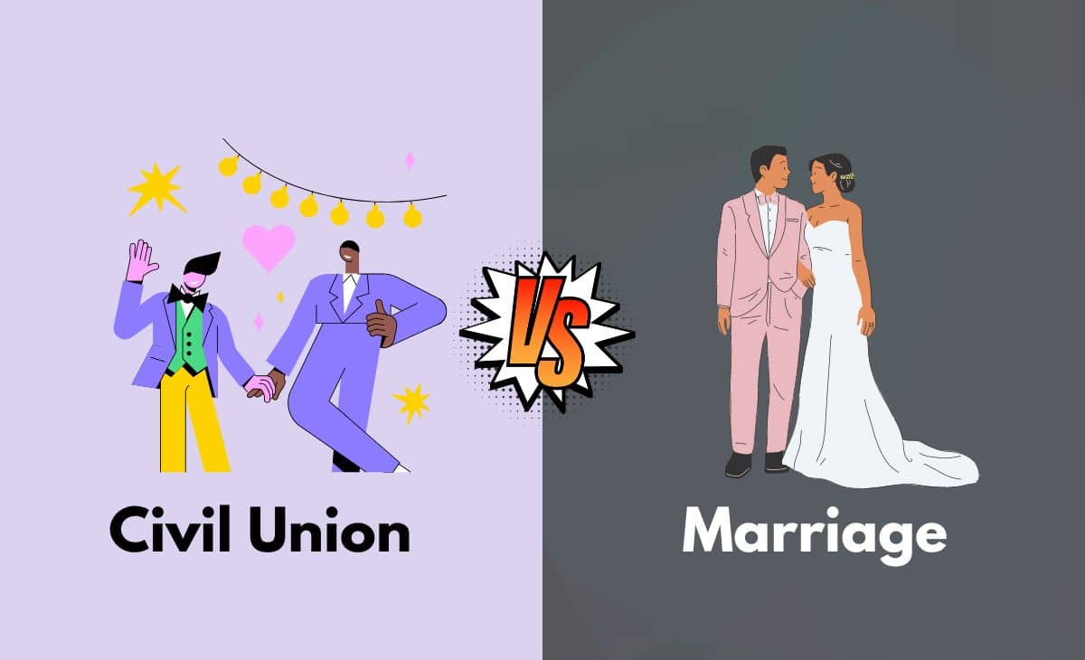 Difference Between Civil Union and Marriage