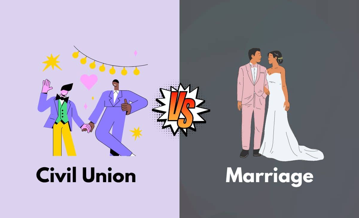 Difference Between Civil Union and Marriage