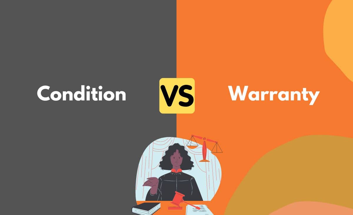 Difference Between Condition and Warranty