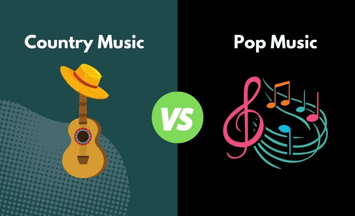 Difference Between Country Music and Pop Music