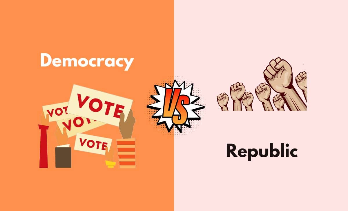 Difference Between Democracy and Republic